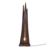 Sculptural Solid Wood Floor Lamp Post-Modern Light STRATA by Flowlight UK