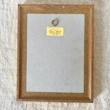 Painting on silk flowers gilded frame