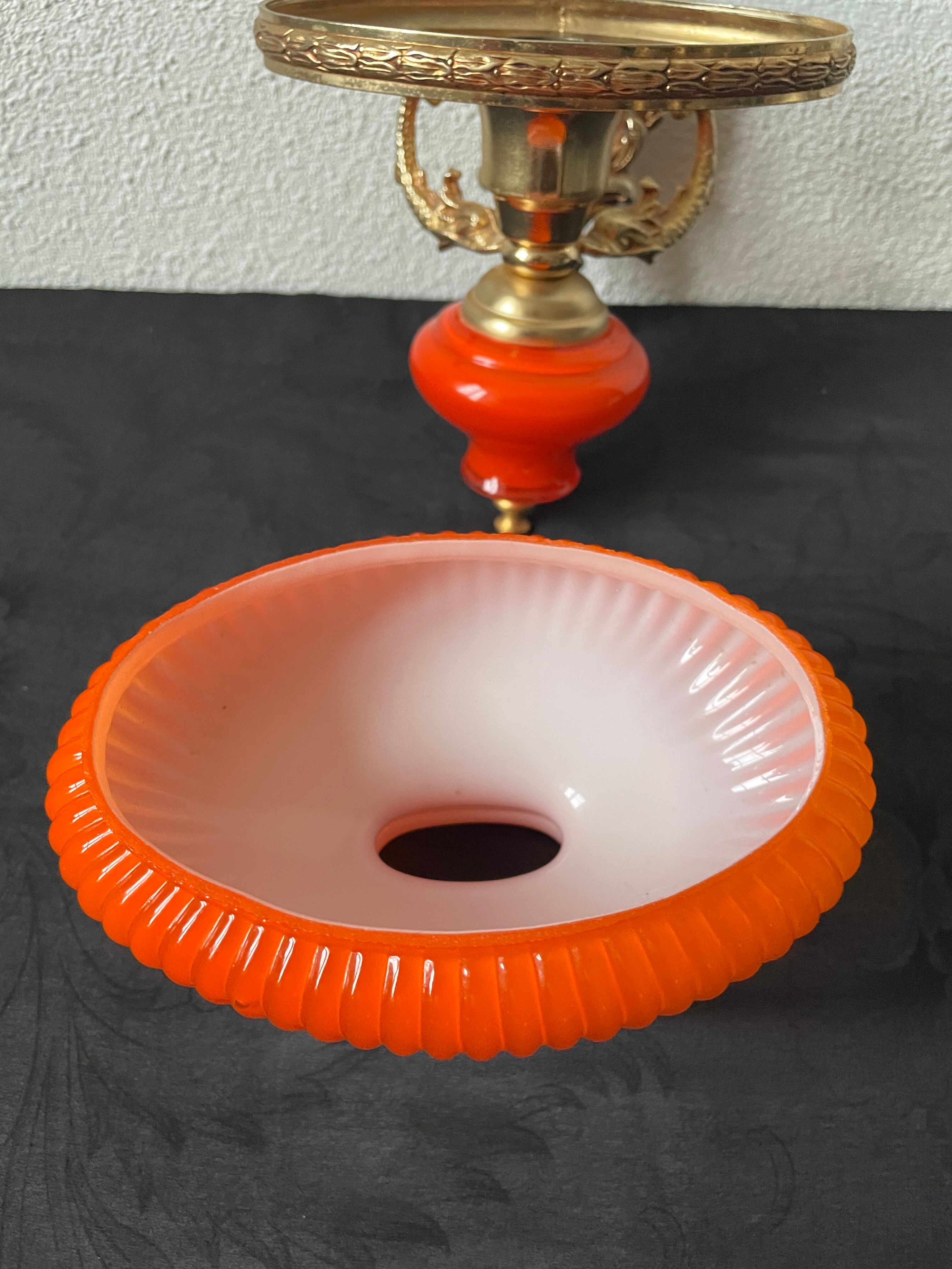 Vintage orange wall light