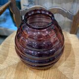 Art Deco vase in purple glass 'Verextrafort'