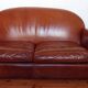 Duvivier leather club sofa