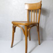 Ancienne chaise bistrot Baumann en bois courbé