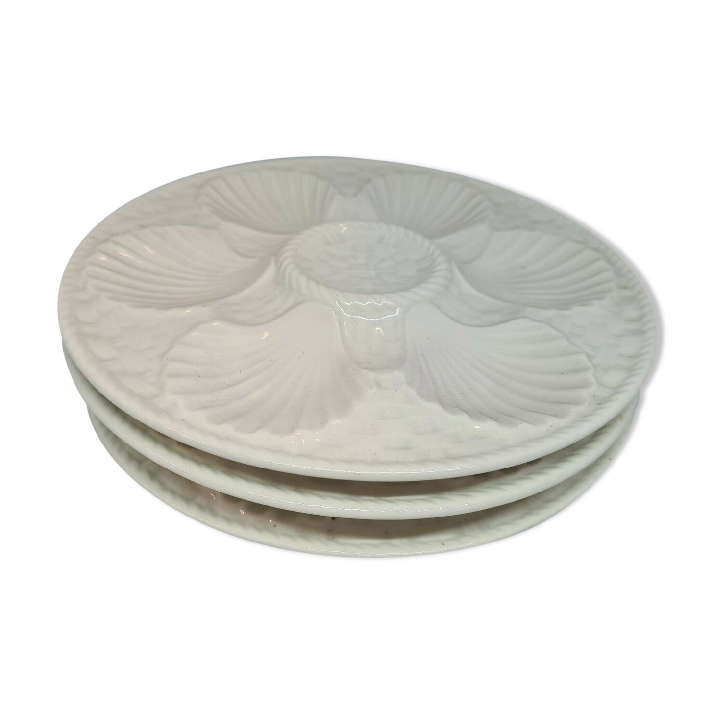 porcelain artichoke plates x 3