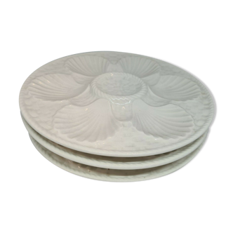 porcelain artichoke plates x 3