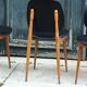 Lot de 4 chaises scandinaves en palissandre