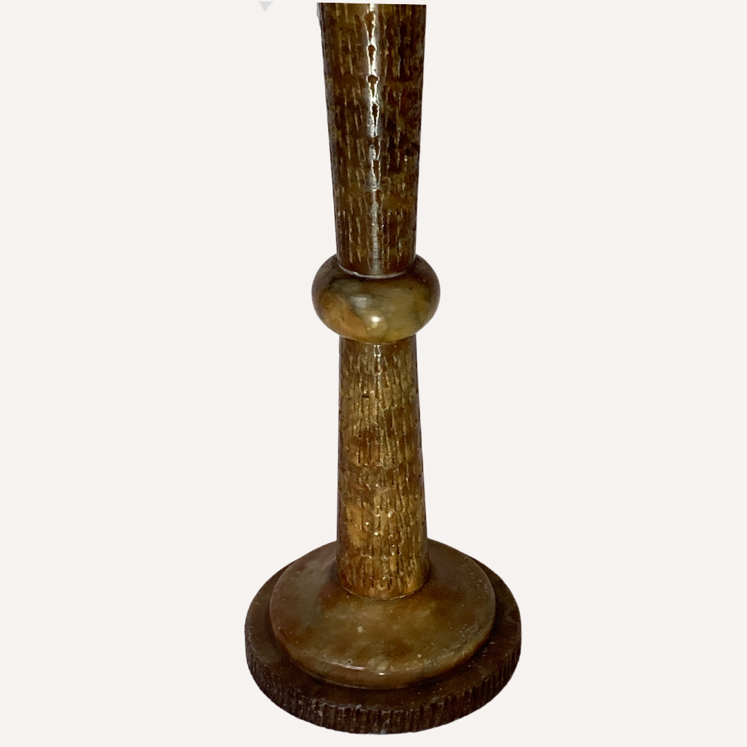 Italian onyx marble side table or pedestal, 1960s
