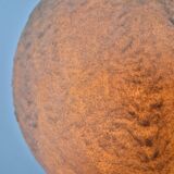 Brutalist iron chain and fiberglass floor lamp, Netherlands 1960s