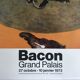 Affiche d'exposition originale de Francis Bacon, Grand Palais, 1972