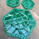 Woven ceramic trivet