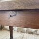 Solid oak farmhouse table 185cm