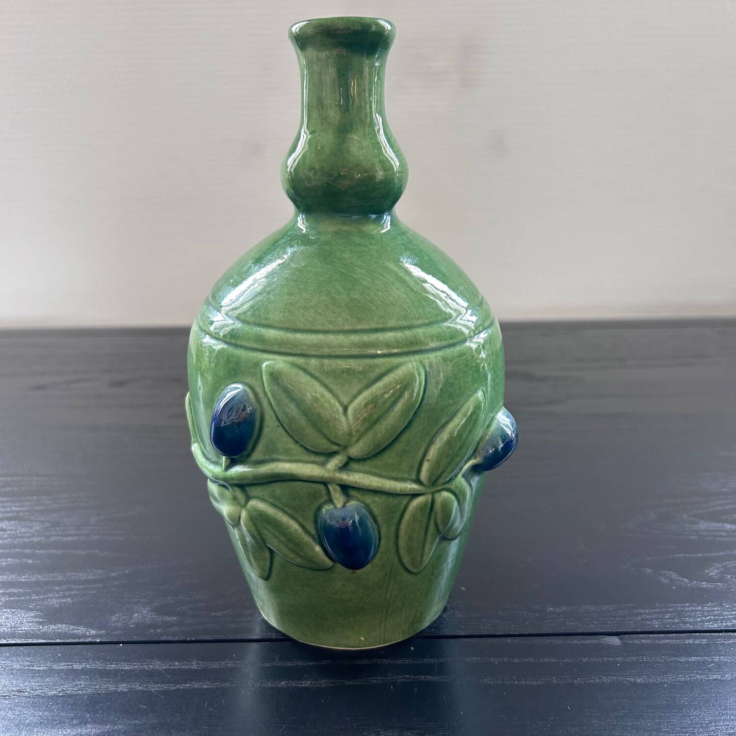 Bouteille provençale décor olives
