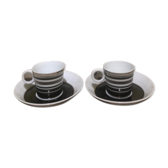 Tasses expresso porcelaine Limoges Bernardaud