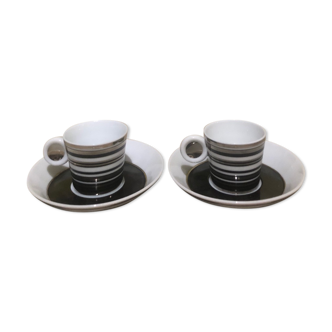 Limoges Bernardaud porcelain espresso cups