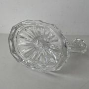 Bougeoir en verre annees 50
