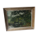 Painting on canvas, green countryside