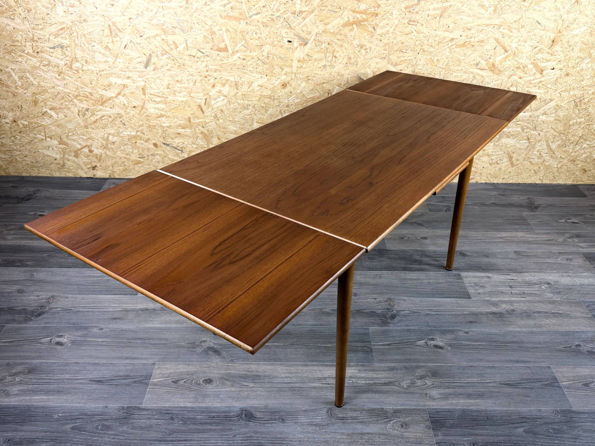 1960s 1970s Teak Dining Table Danish Modern Design Made in Denmark