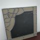 Ancien miroir vitrail antique french work
