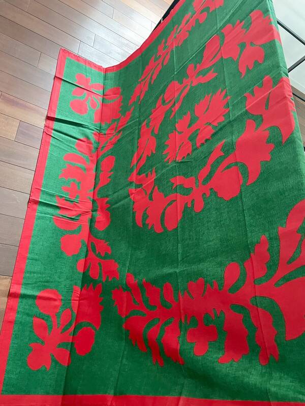 New Tablecloth Pierre Frey Red & Green 178 x 280 cm