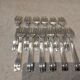 12 silver plated cake forks, goldsmith Argit, art deco style