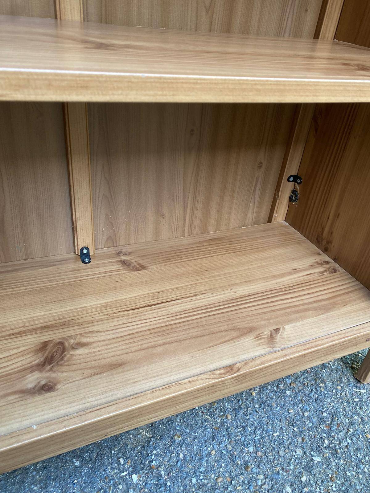 Scandinavian wooden library from the late 90s.