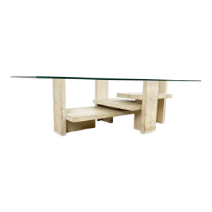 Table basse vintage par Willy Ballez