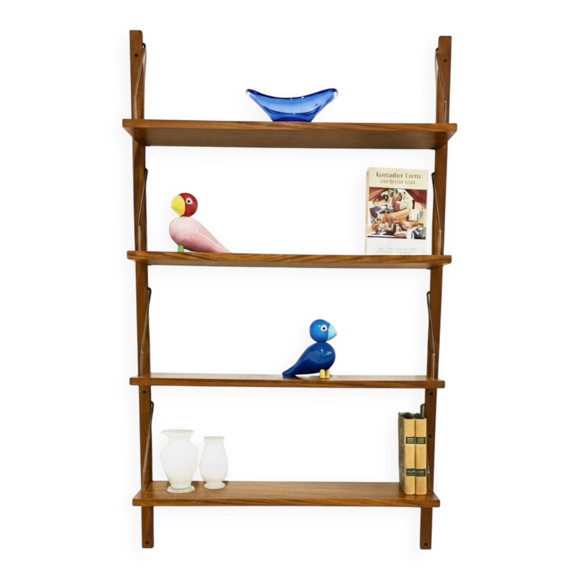 Vintage Modular Teak Wall Shelf System - Romain B.