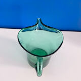 Green carafe pitcher 60s