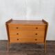 Beautiful vintage chest of drawers compass feet 1950 light oak