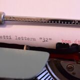 OLIVETTI LETTERA 32 typewriter with case