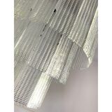 Diamond strips”listelli” murano glass belt chandelier