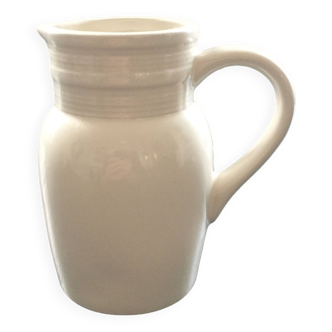 Classic white pitcher