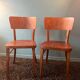 Paire chaise bistrot bois Thonet année 50/60
