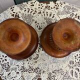 Set of 2 small cast iron Medicis