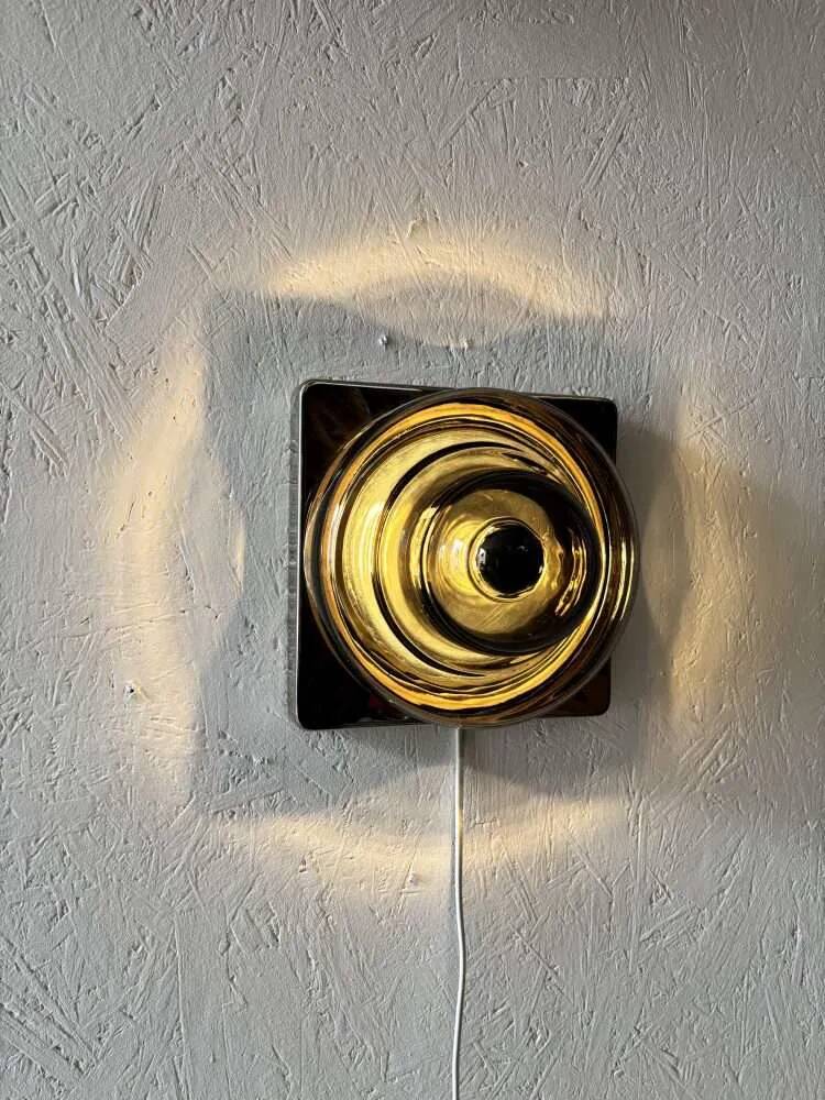 Cosack wall sconces in tinted glass from the 1970s.