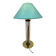 Vintage Hollywood Regency table lamp – brass and perspex