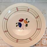 Hollow round dish K&G Lunéville France Micheline model