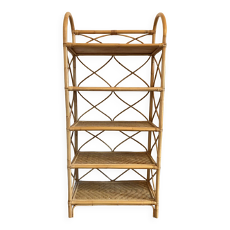 Bohème Bonton rattan bookcase