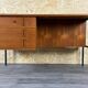 60s 70s teak desk by Günter Renkel for Rego Mobile Germany