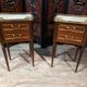 Paire de chevets style Louis XVI en acajou