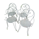 Four garden chairs