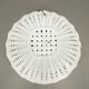 Large antique ceramic basket Castellan Man. Italy 20th century.