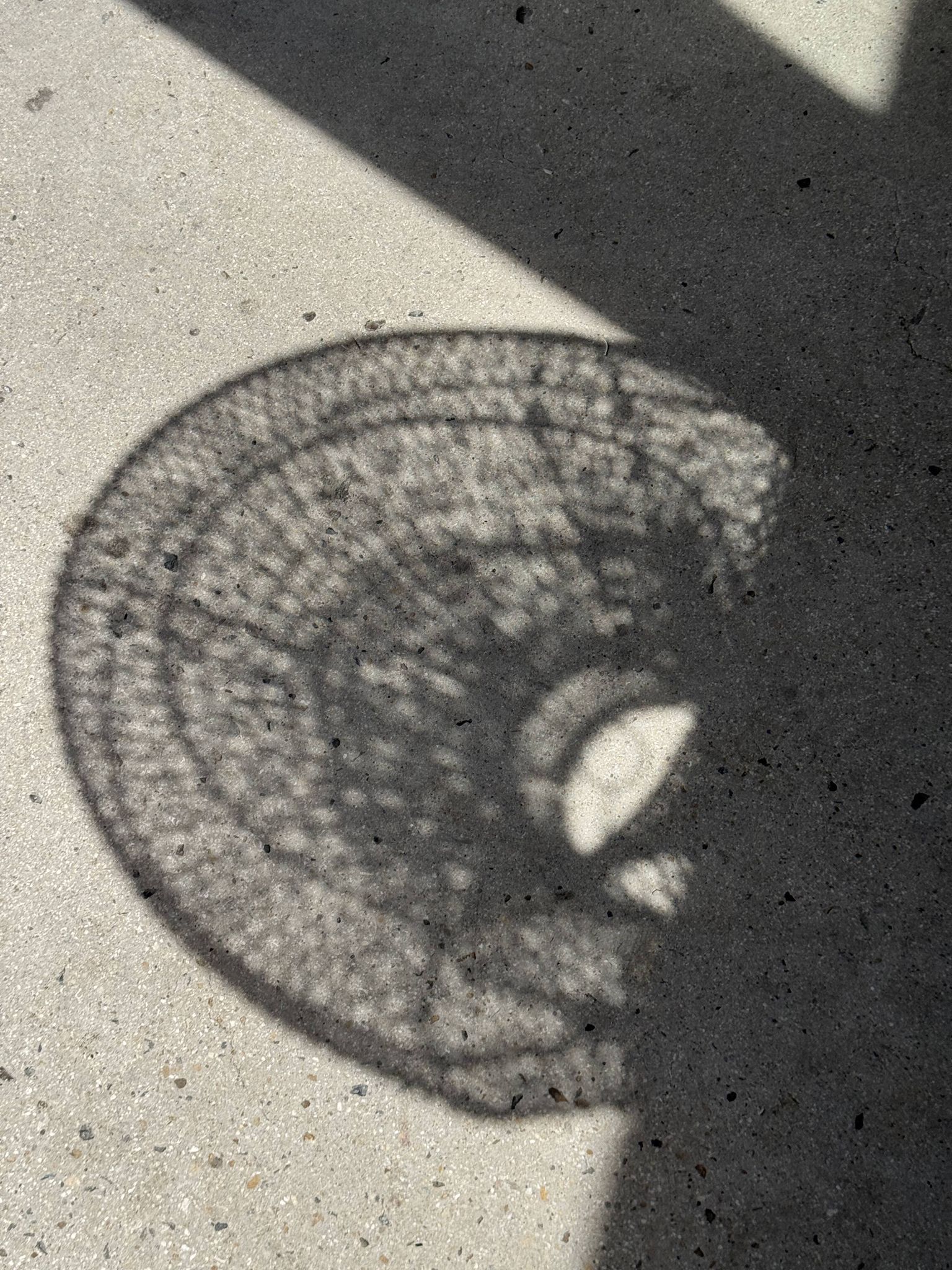 Suspension or rattan lampshade in the shape of a cloud or flattened bubble D60 H35