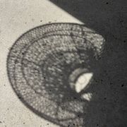 Suspension or rattan lampshade in the shape of a cloud or flattened bubble D60 H35