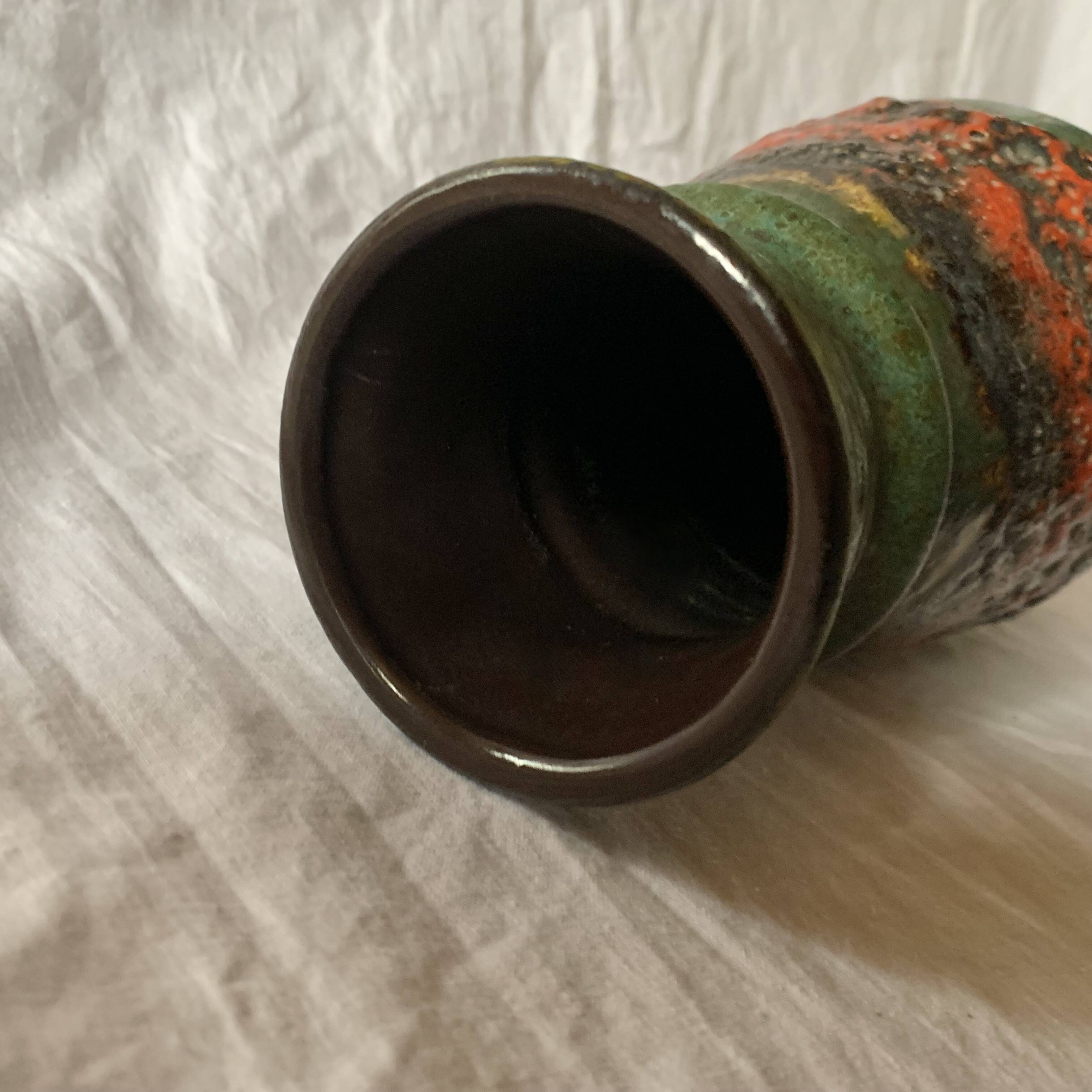 West Germany Vase - Bay Keramik 630 25 - Fat Lava