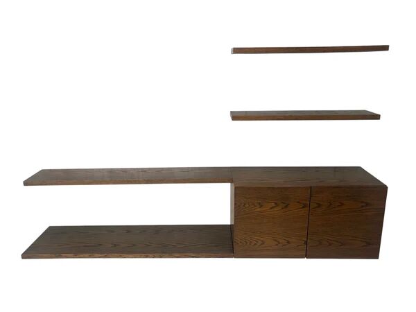 Wenge wood wall unit / sideboard 1960s