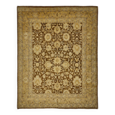Tapis Oushak en laine noué à la main turc 277 cm x 356 cm