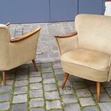 Pair of chairs 50s 60s