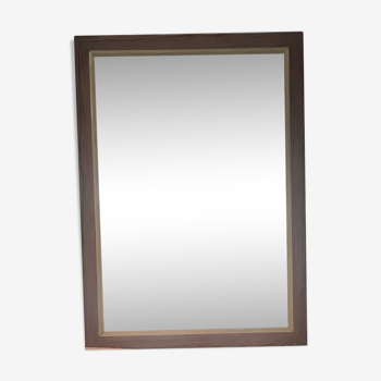 Miroir rectangulaire en bois  53 x 41 cm