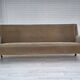 1960s, Danish 4-seater sofa, original light green furniture velour.