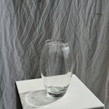 Vase transparent en verre H22